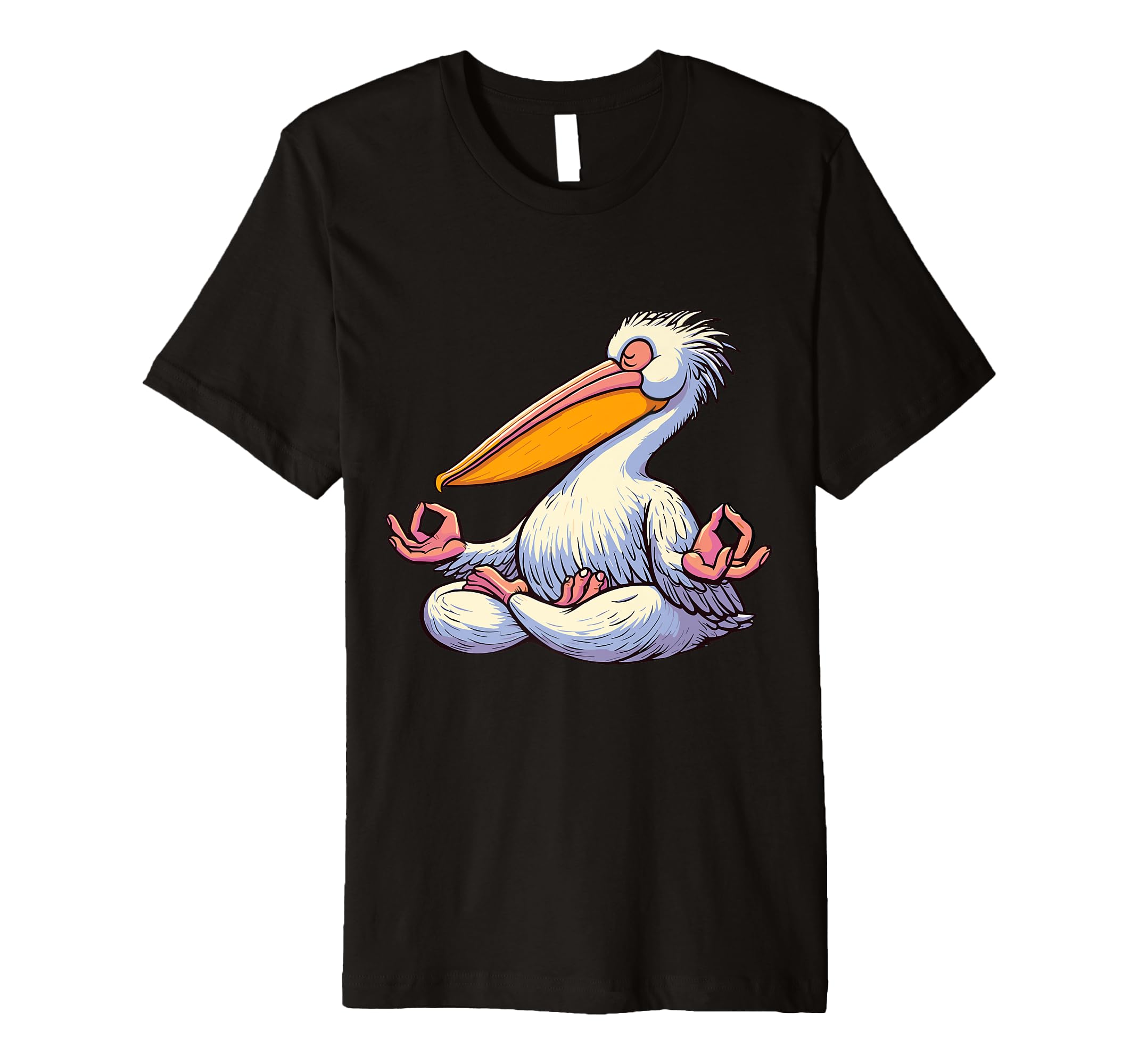 Meditation Pelican Yoga Pose Relaxing T-Shirt - Novelty Apparel for Adults - T-Shirt, Sweatshirt, Hoodie