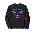 Antisocial Butterfly Gift Hoodie - Aesthetic Graphic Men Women - T-Shirt, Sweatshirt, Hoodie