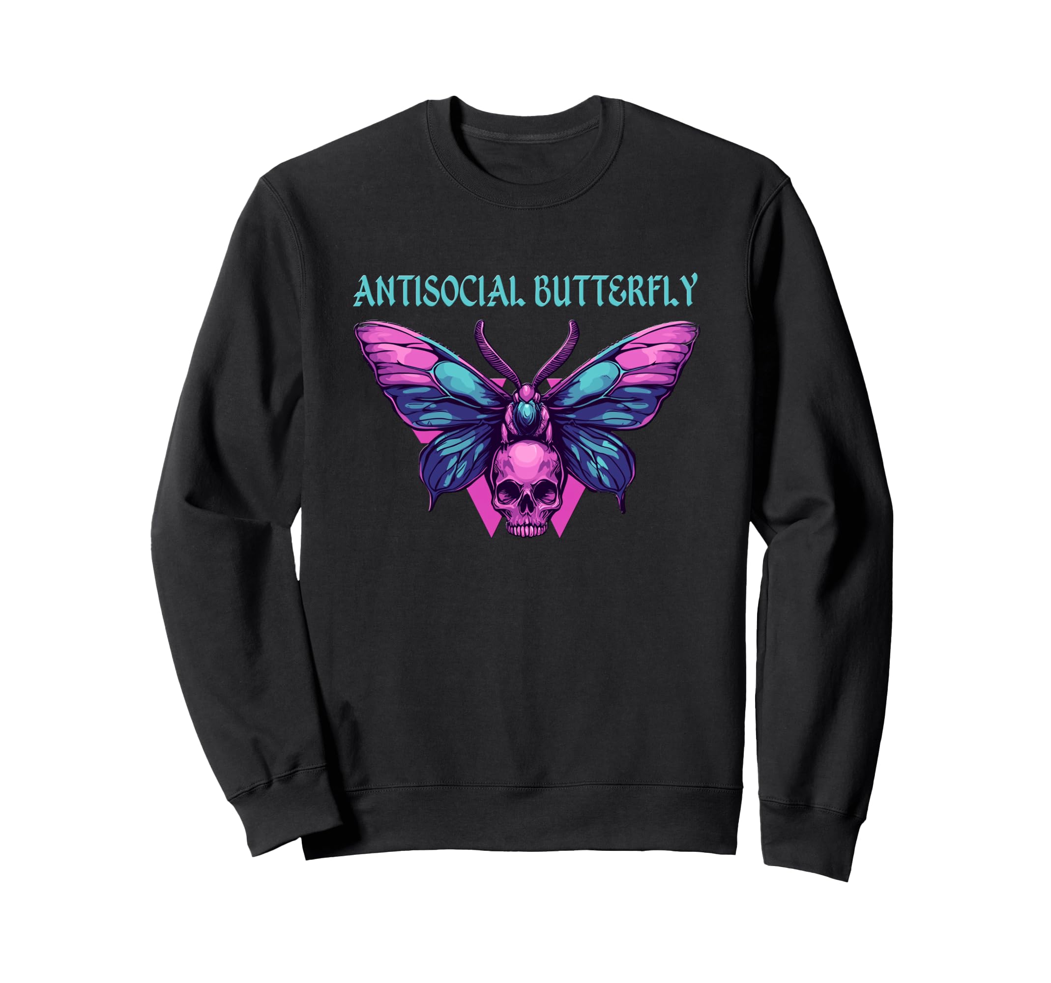 Antisocial Butterfly Gift Hoodie - Aesthetic Graphic Men Women - T-Shirt, Sweatshirt, Hoodie