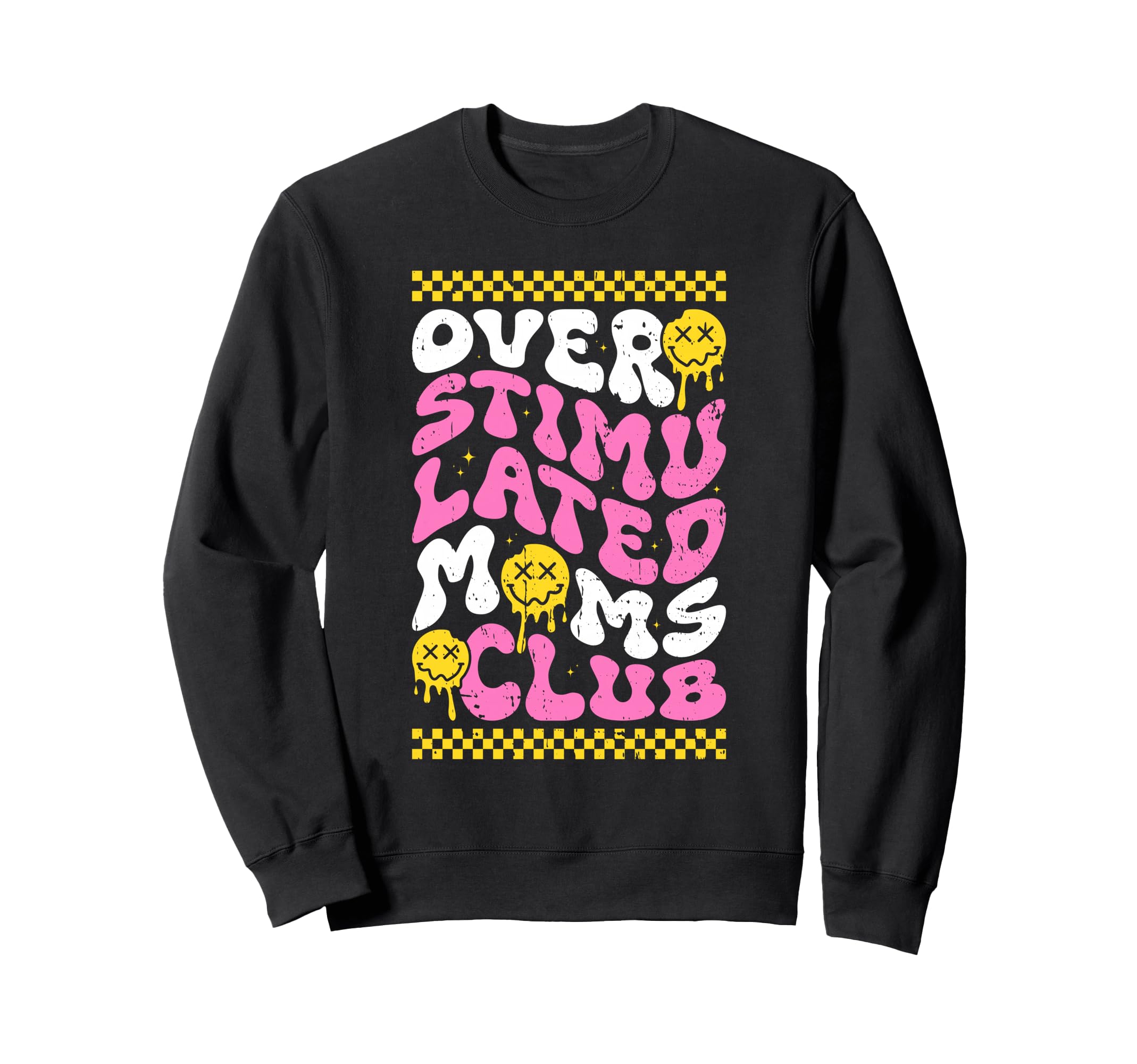 Overstimulated Moms Club Breast Sweatshirt - Custom Art Print for Adults - T-Shirt, Sweatshirt, Hoodie