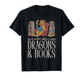 Just Who Loves Dragons And Books Funny T-Shirt - Graphic Print Unisex - T-Shirt, Sweatshirt, Hoodie