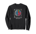 Colorful Rainbow Brain Sweatshirt - Unique Graphic Men Women - T-Shirt, Sweatshirt, Hoodie