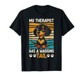 Dachshund Therapy Service Dog T-Shirt - Fun Novelty Design for Adults - T-Shirt, Sweatshirt, Hoodie