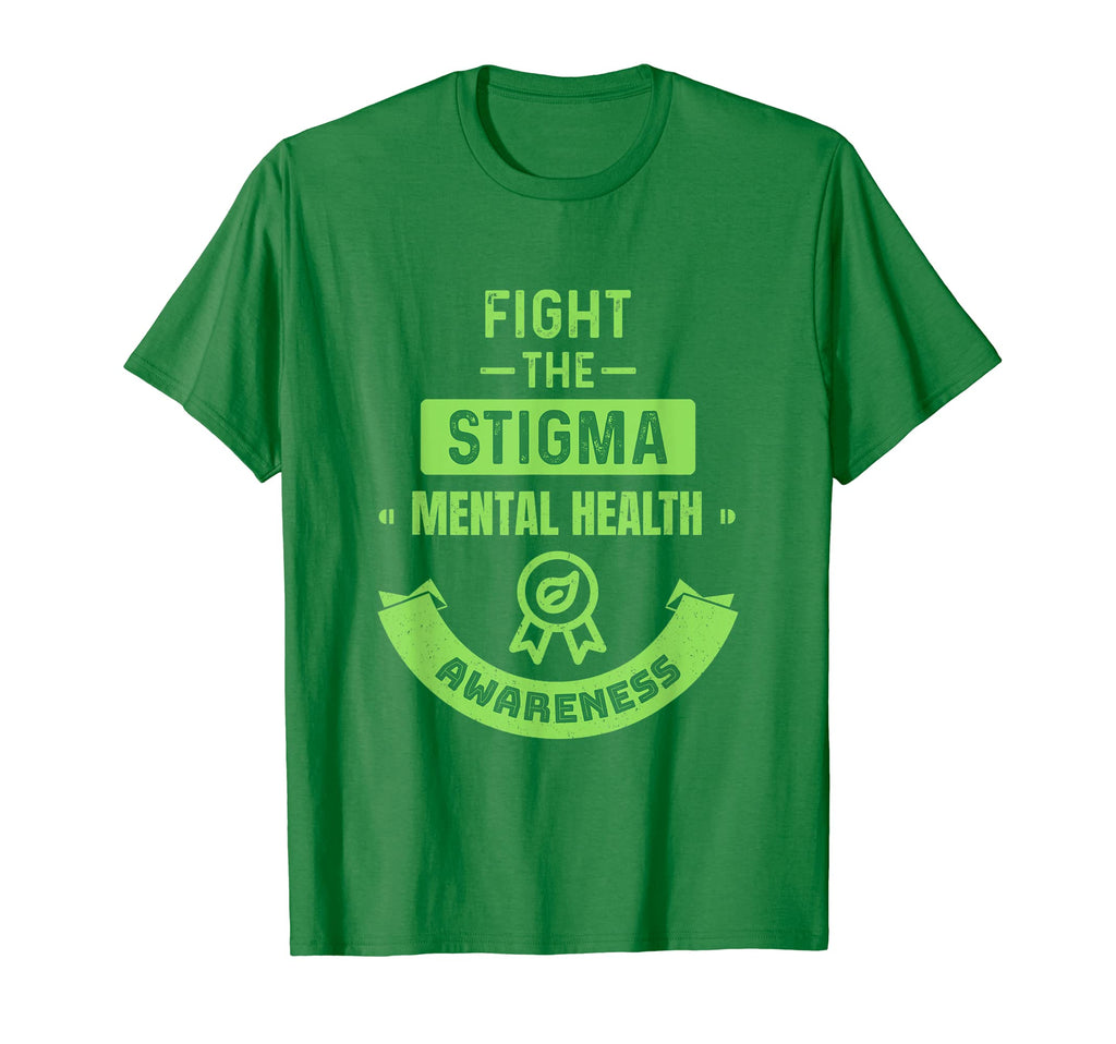 Fight Stigma Mental Health Awareness T-Shirt - Minimalist Print for Adults - T-Shirt, Sweatshirt, Hoodie