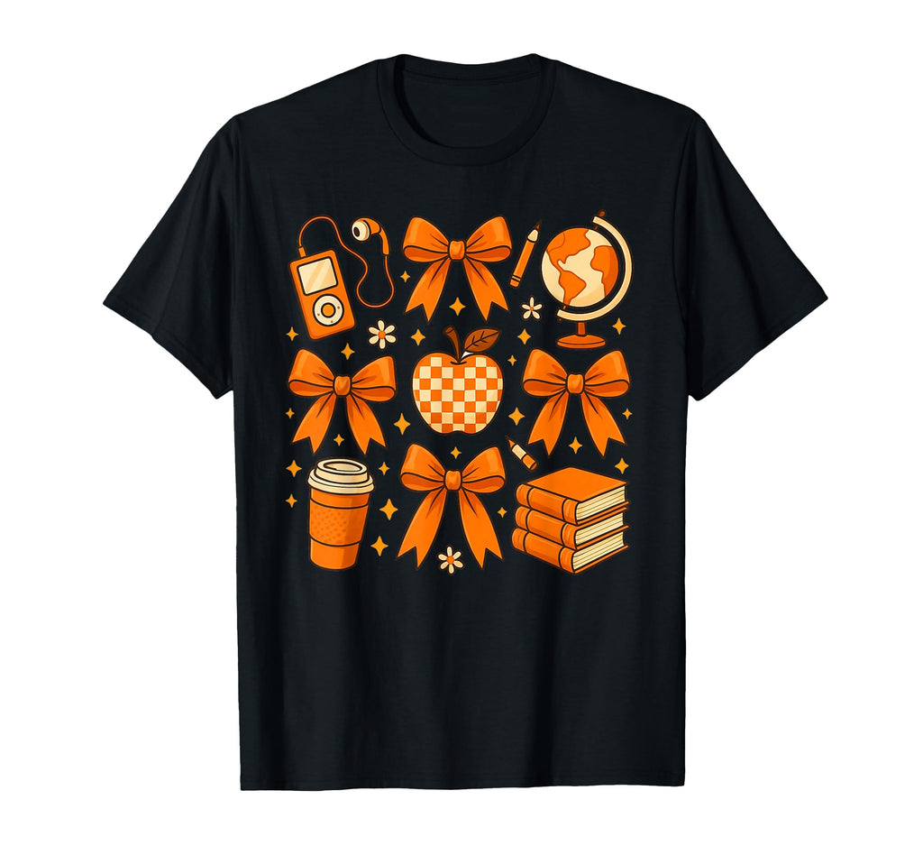 Coquette Bows Book Coffee Bookworm T-Shirt - Streetwear Style Unisex - T-Shirt, Sweatshirt, Hoodie