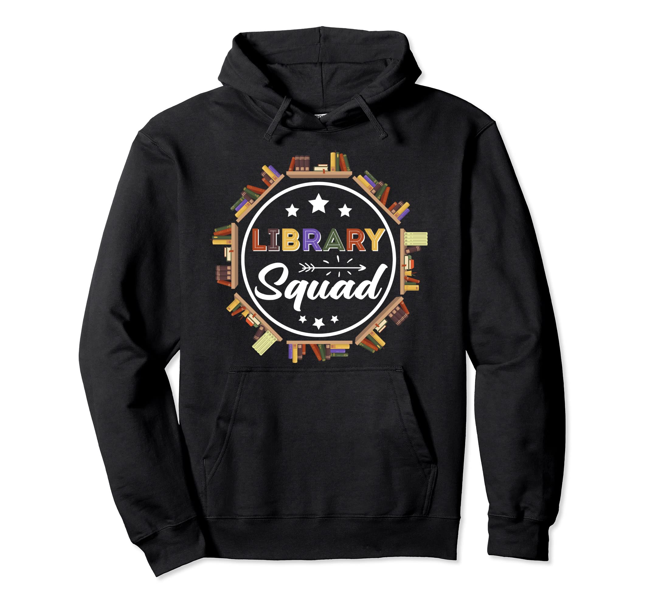 Library Squad Bookworm Public School Hoodie - Trendy Graphic Unisex - T-Shirt, Sweatshirt, Hoodie
