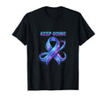 Keep Going Awareness Ribbon T-Shirt - Custom Art Print for Adults - T-Shirt, Sweatshirt, Hoodie