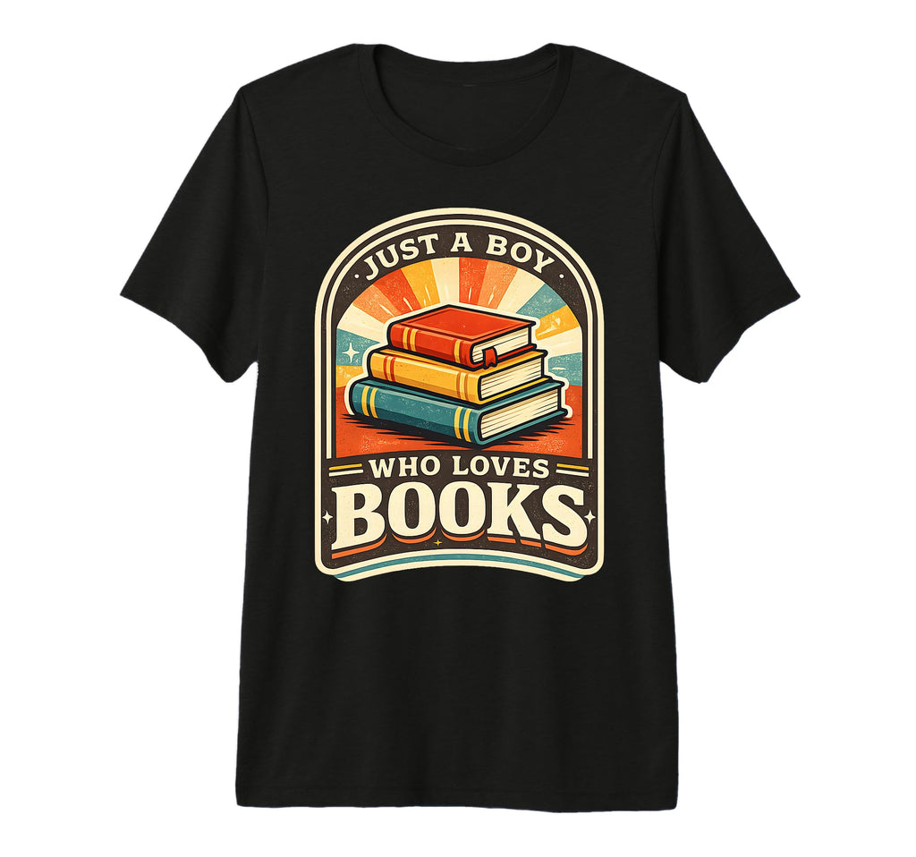 Just Who Loves Books Funny T-Shirt - Fun Novelty Design for Adults - T-Shirt, Sweatshirt, Hoodie