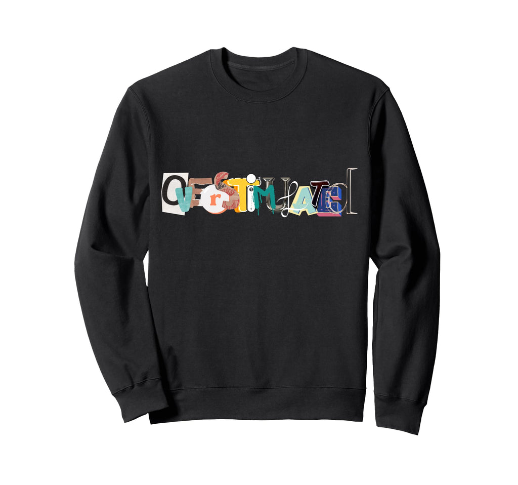Overstimulated Mental Health Hoodie - Novelty Apparel for Adults - T-Shirt, Sweatshirt, Hoodie