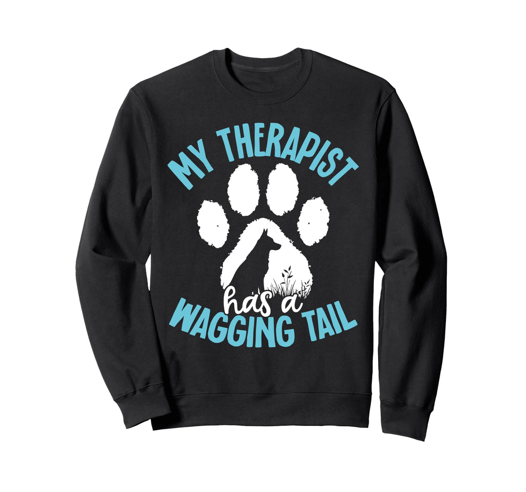 Therapy Service Dog Dog Owner Sweatshirt - Custom Art Print for Adults - T-Shirt, Sweatshirt, Hoodie