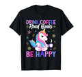 Drink Coffee Read Books Coffee Books T-Shirt - Minimalist Print Unisex - T-Shirt, Sweatshirt, Hoodie