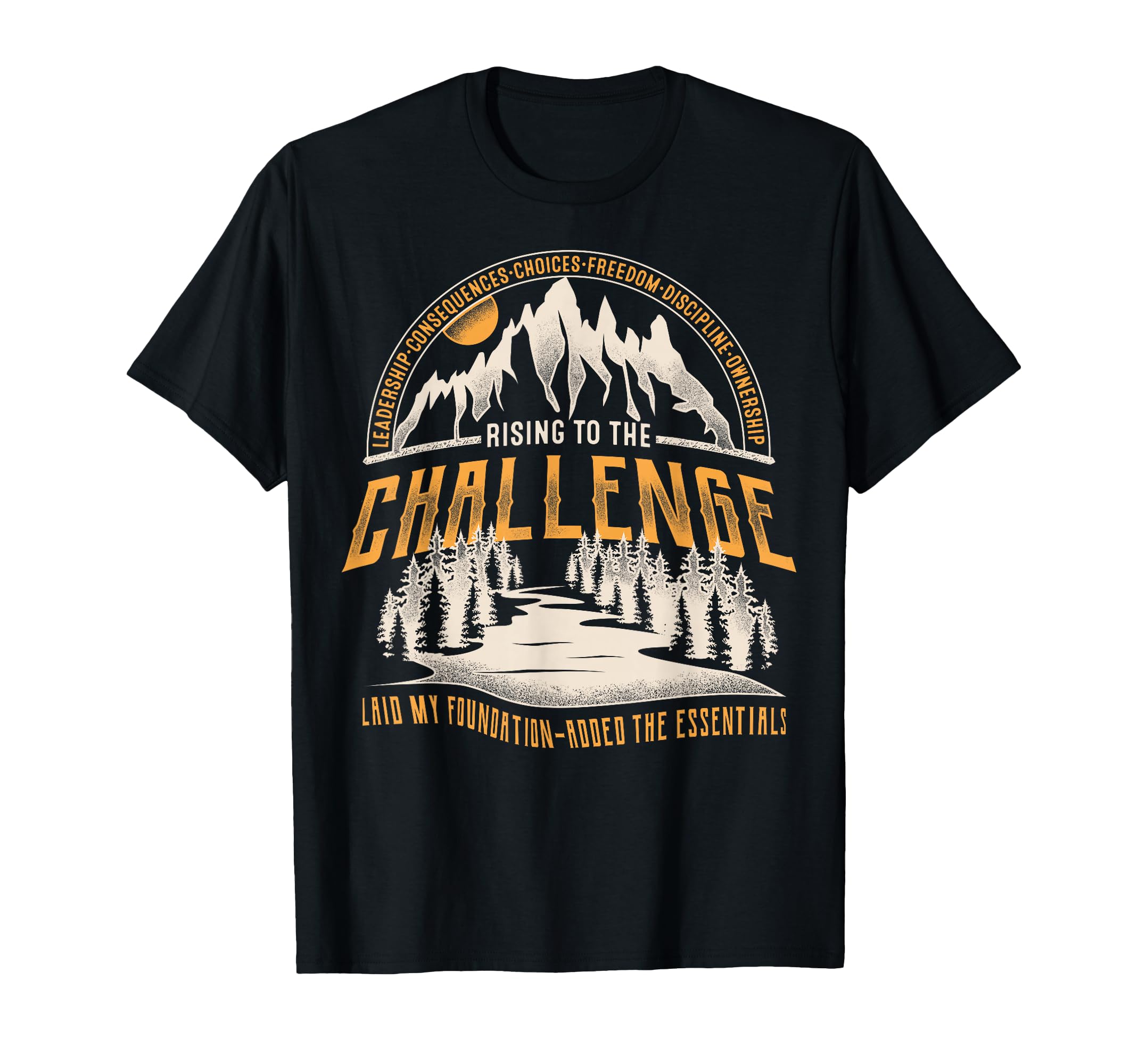 Rising To Challenge Classical T-Shirt - Custom Art Print Unisex - T-Shirt, Sweatshirt, Hoodie