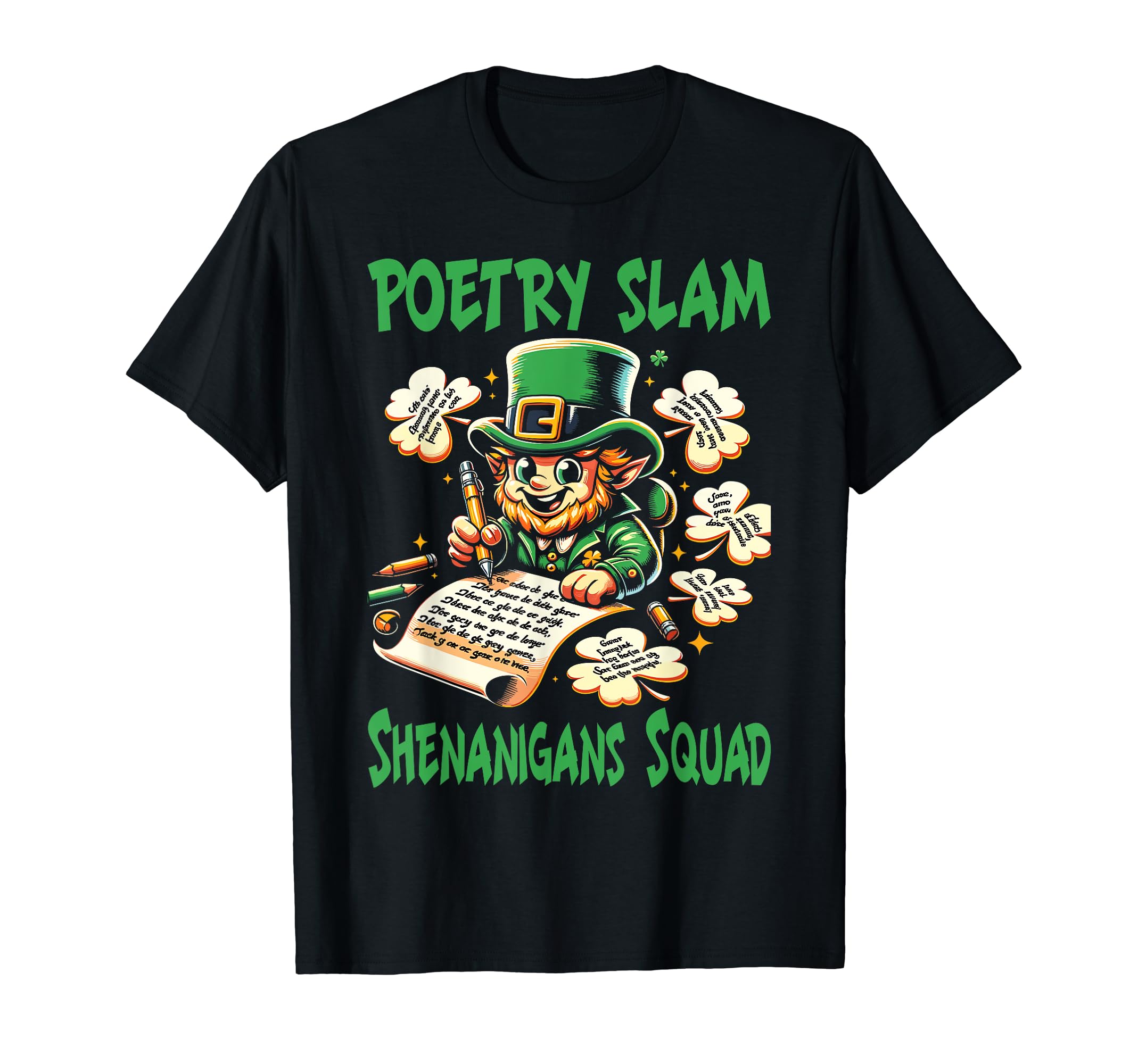 Poetry Slam Writer Poet Literature Slam T-Shirt - Graphic Print Men Women - T-Shirt, Sweatshirt, Hoodie