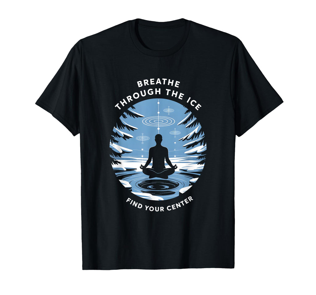 Cold Plunge Breathwork Reset Mindful T-Shirt - Novelty Apparel Men Women - T-Shirt, Sweatshirt, Hoodie