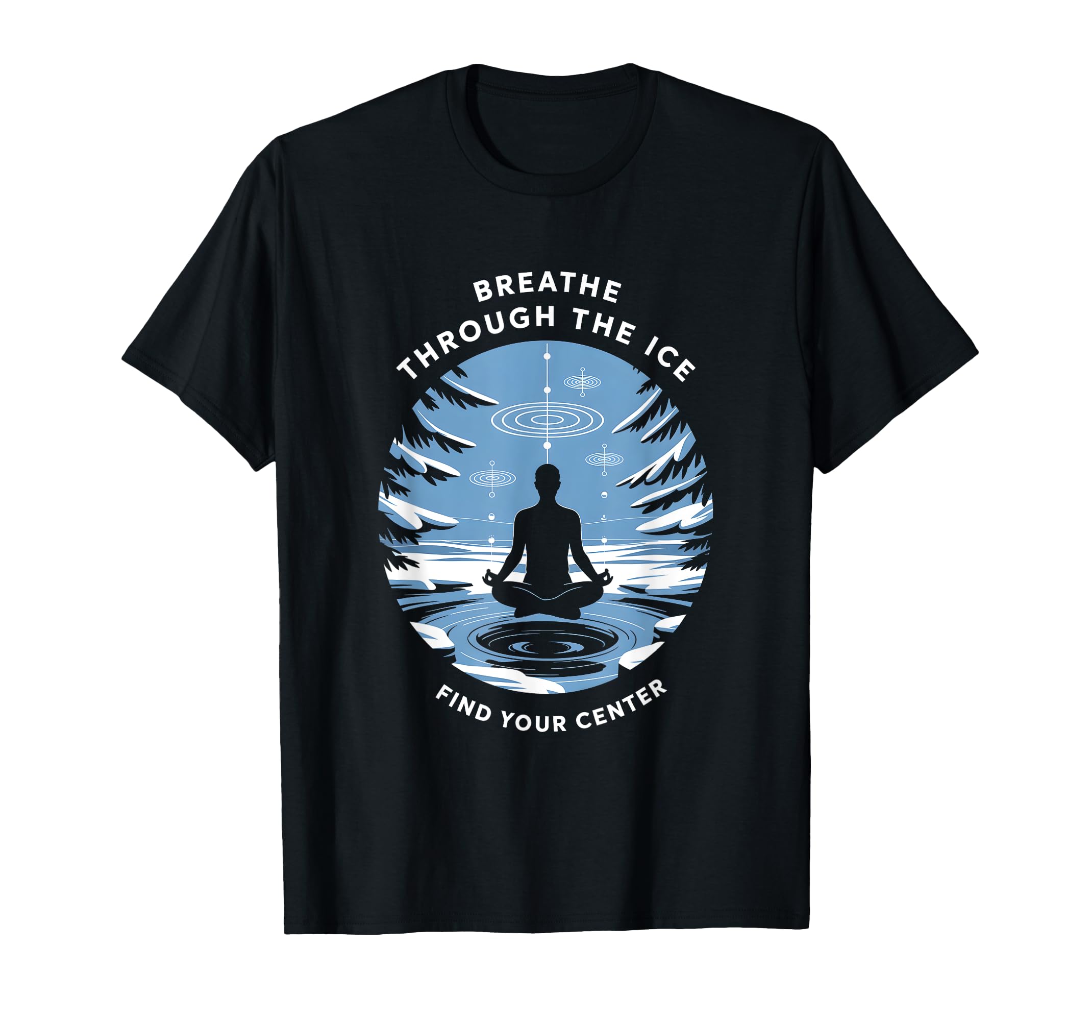 Cold Plunge Breathwork Reset Mindful T-Shirt - Novelty Apparel Men Women - T-Shirt, Sweatshirt, Hoodie