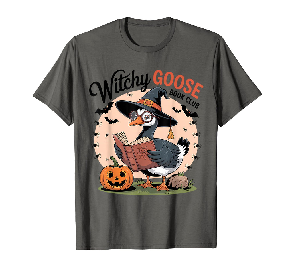 Witchy Goose Book Club Funny Halloween T-Shirt - Graphic Print for Adults - T-Shirt, Sweatshirt, Hoodie