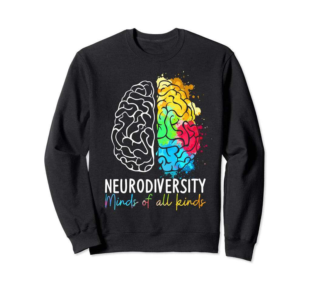 Neurodiversity Autism Spectrum Sweatshirt - Custom Art Print for Adults - T-Shirt, Sweatshirt, Hoodie