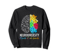 Neurodiversity Autism Spectrum Sweatshirt - Custom Art Print for Adults - T-Shirt, Sweatshirt, Hoodie