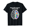 Neurodivergent Thriving Autism T-Shirt - Minimalist Print for Adults - T-Shirt, Sweatshirt, Hoodie