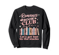 Valentines Day Romance Book Club Sweatshirt - Minimalist Print Men Women - T-Shirt, Sweatshirt, Hoodie