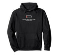 Social Battery Low Please Leave Hoodie - Aesthetic Graphic Men Women - T-Shirt, Sweatshirt, Hoodie