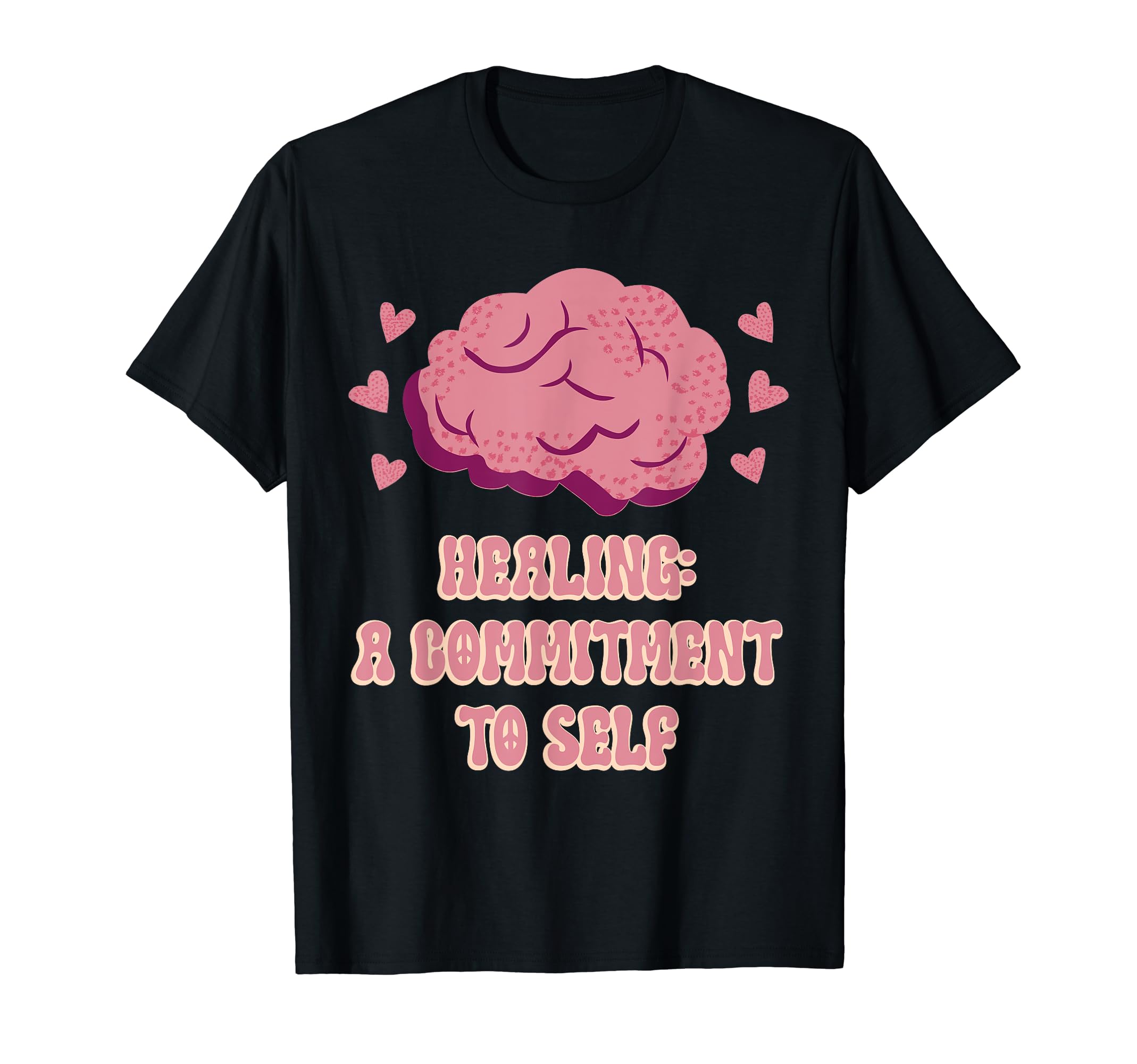 Healing Commitment To Self Mental T-Shirt - Custom Art Print Men Women - T-Shirt, Sweatshirt, Hoodie