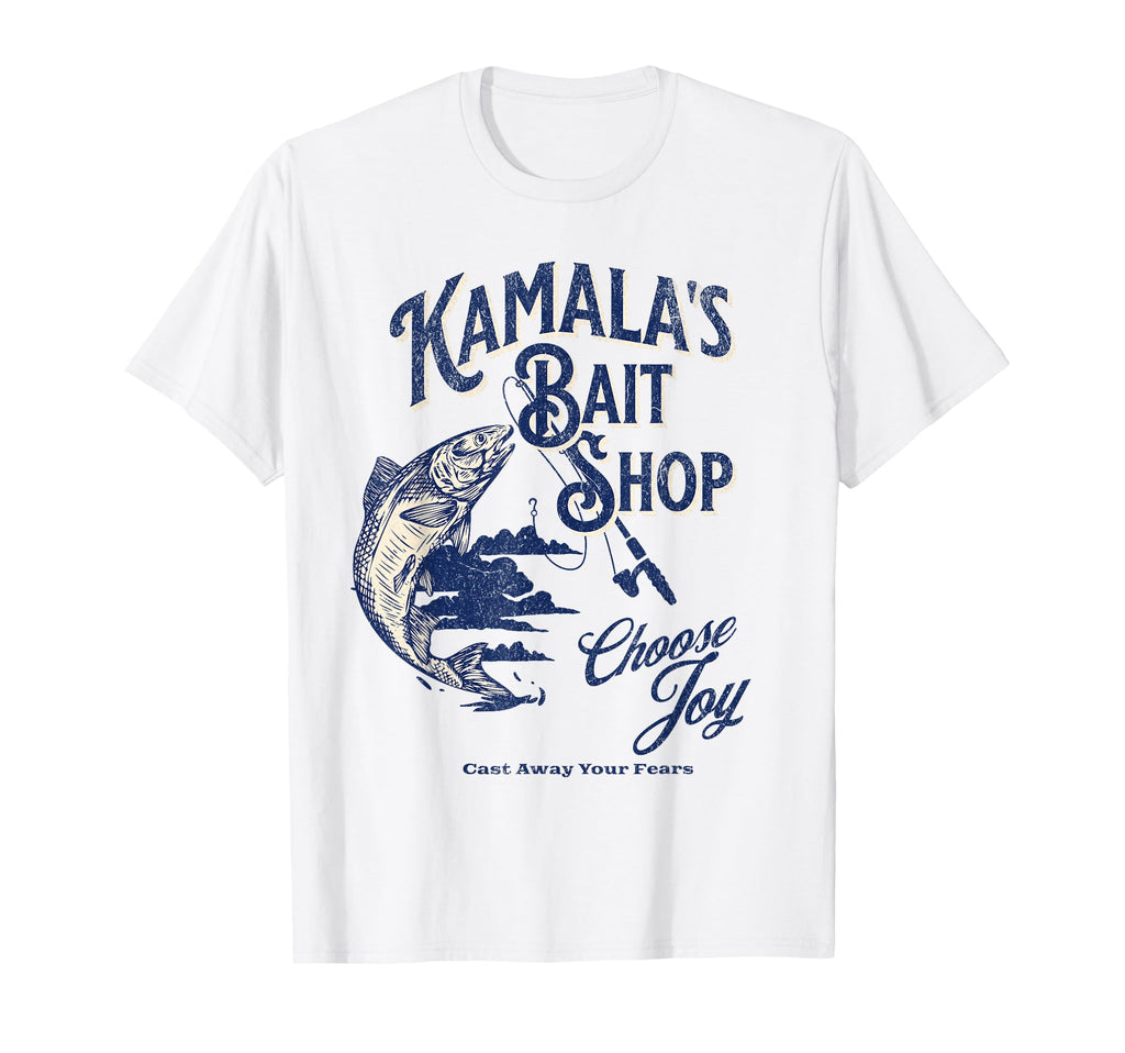 Kamalas Bait Shop Harris Choose Joy Cast T-Shirt - Trendy Graphic Unisex - T-Shirt, Sweatshirt, Hoodie