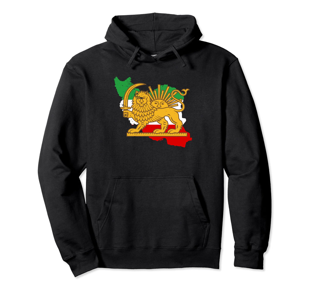 Persian Ancient Flags Iran Asia Farsi Hoodie - Unique Graphic for Adults - T-Shirt, Sweatshirt, Hoodie