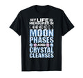 Crystal Healing Moon Phases Spiritual T-Shirt - Custom Art Print Men Women - T-Shirt, Sweatshirt, Hoodie