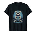 Yoga Raccoon Meditation Zen T-Shirt - Custom Art Print for Adults - T-Shirt, Sweatshirt, Hoodie