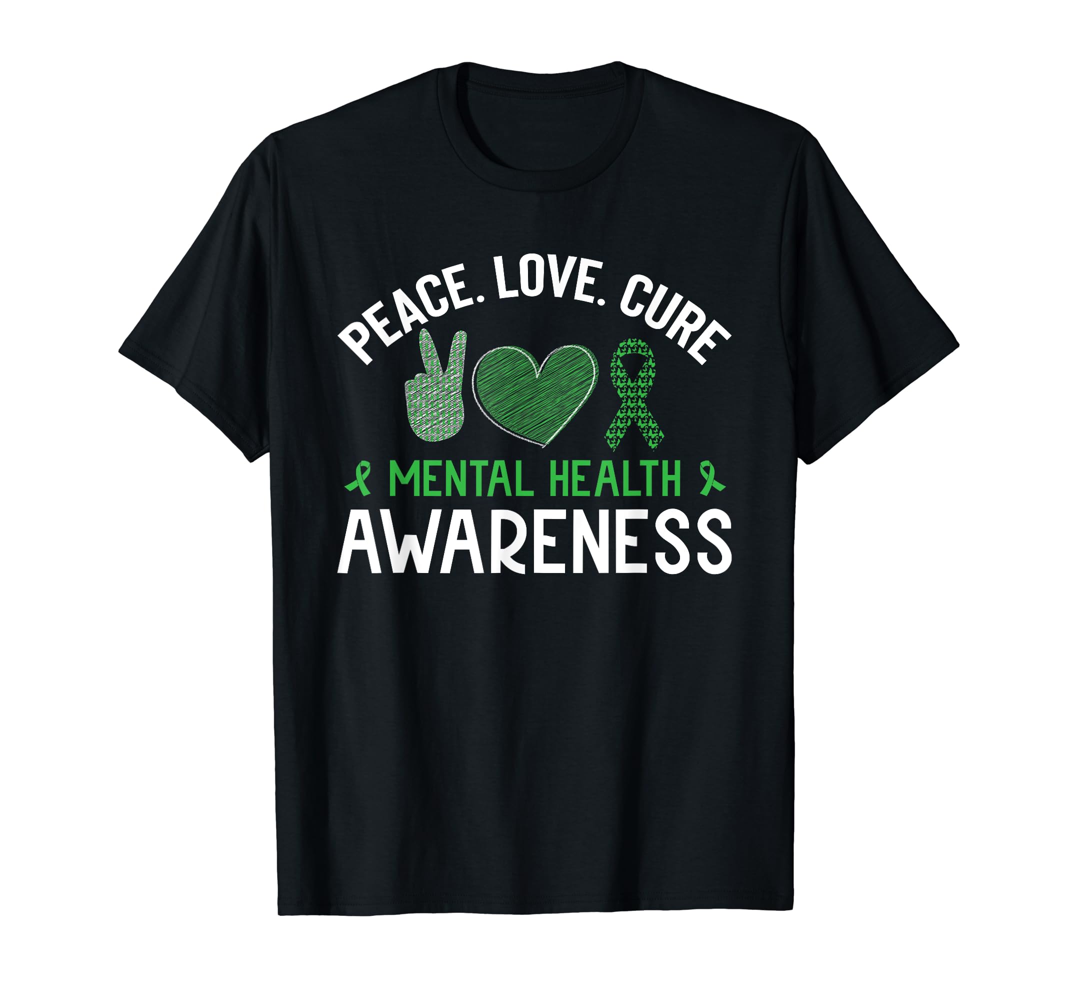Mental Health Matters End Stigma T-Shirt - Novelty Apparel Men Women - T-Shirt, Sweatshirt, Hoodie