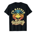 Id Rather Be Reading Books T-Shirt - Custom Art Print for Adults - T-Shirt, Sweatshirt, Hoodie
