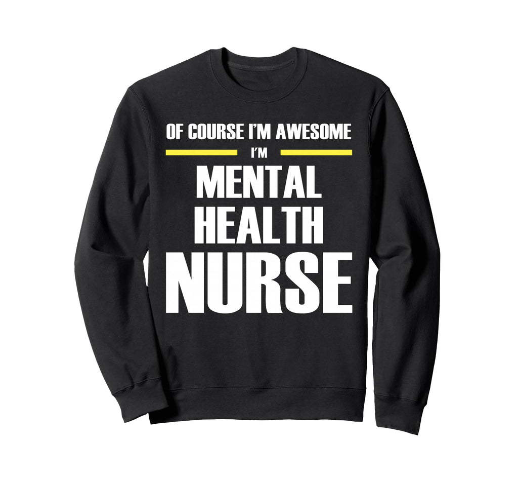 Original Awesome Mental Health Sweatshirt - Minimalist Print for Adults - T-Shirt, Sweatshirt, Hoodie