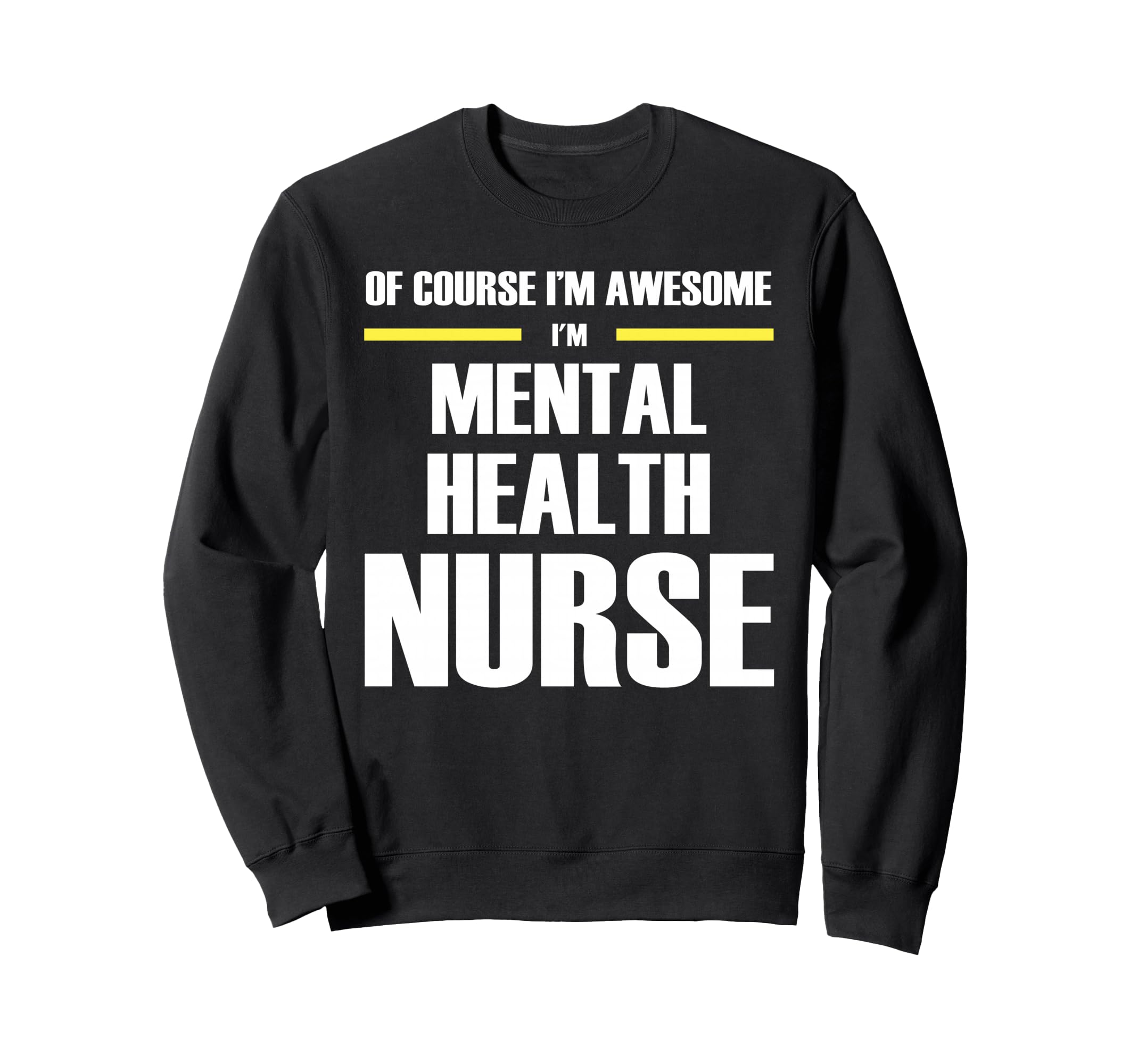 Original Awesome Mental Health Sweatshirt - Minimalist Print for Adults - T-Shirt, Sweatshirt, Hoodie