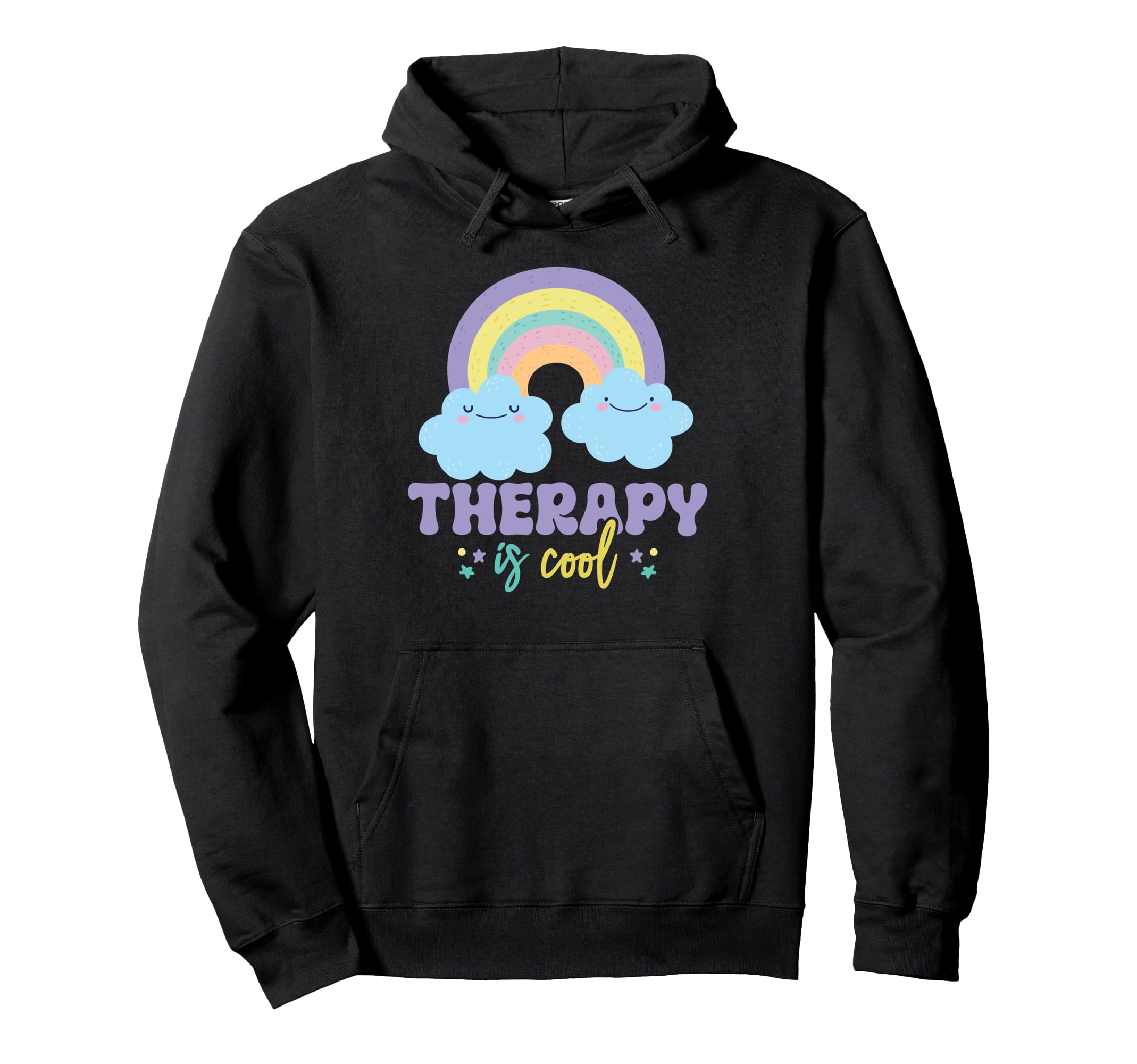 Therapy Is Mental Health Awareness Hoodie - Unique Graphic Men Women - T-Shirt, Sweatshirt, Hoodie