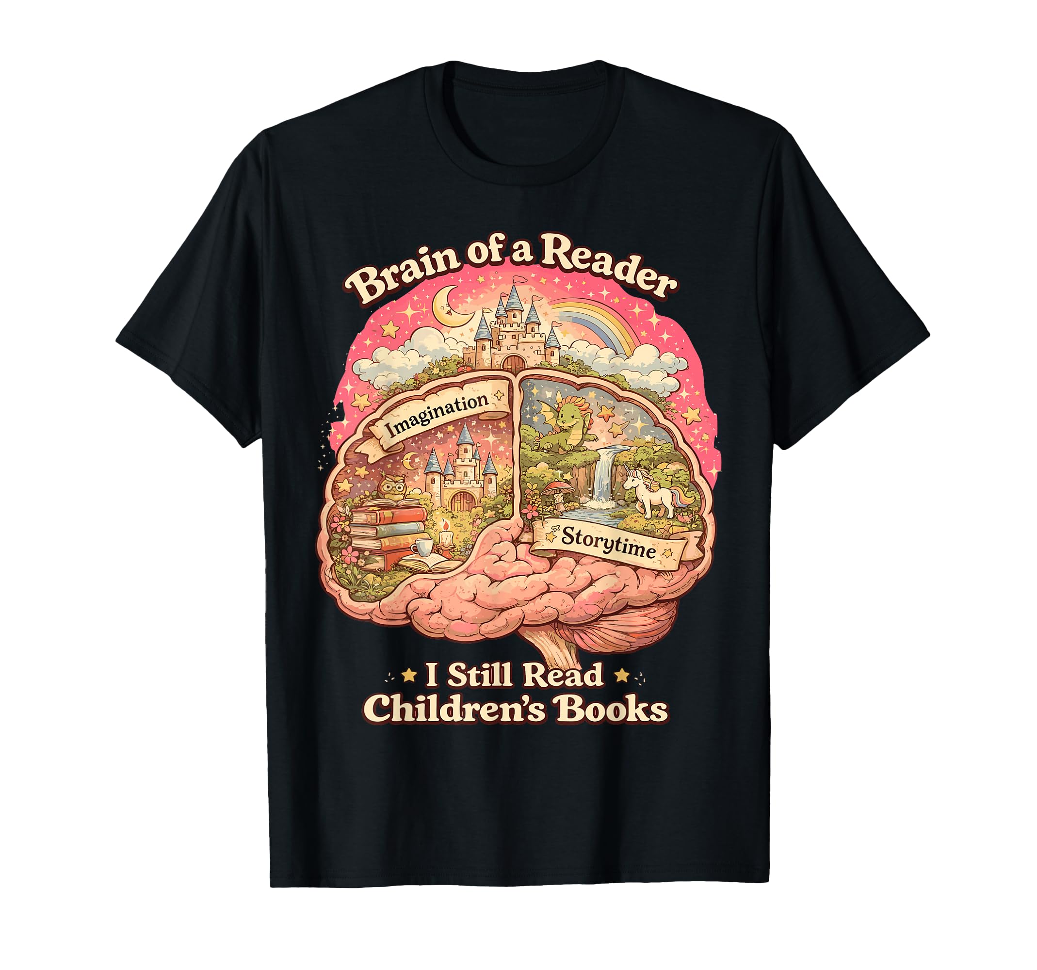 Brain Reader Imagination Storytime T-Shirt - Streetwear Style Men Women - T-Shirt, Sweatshirt, Hoodie