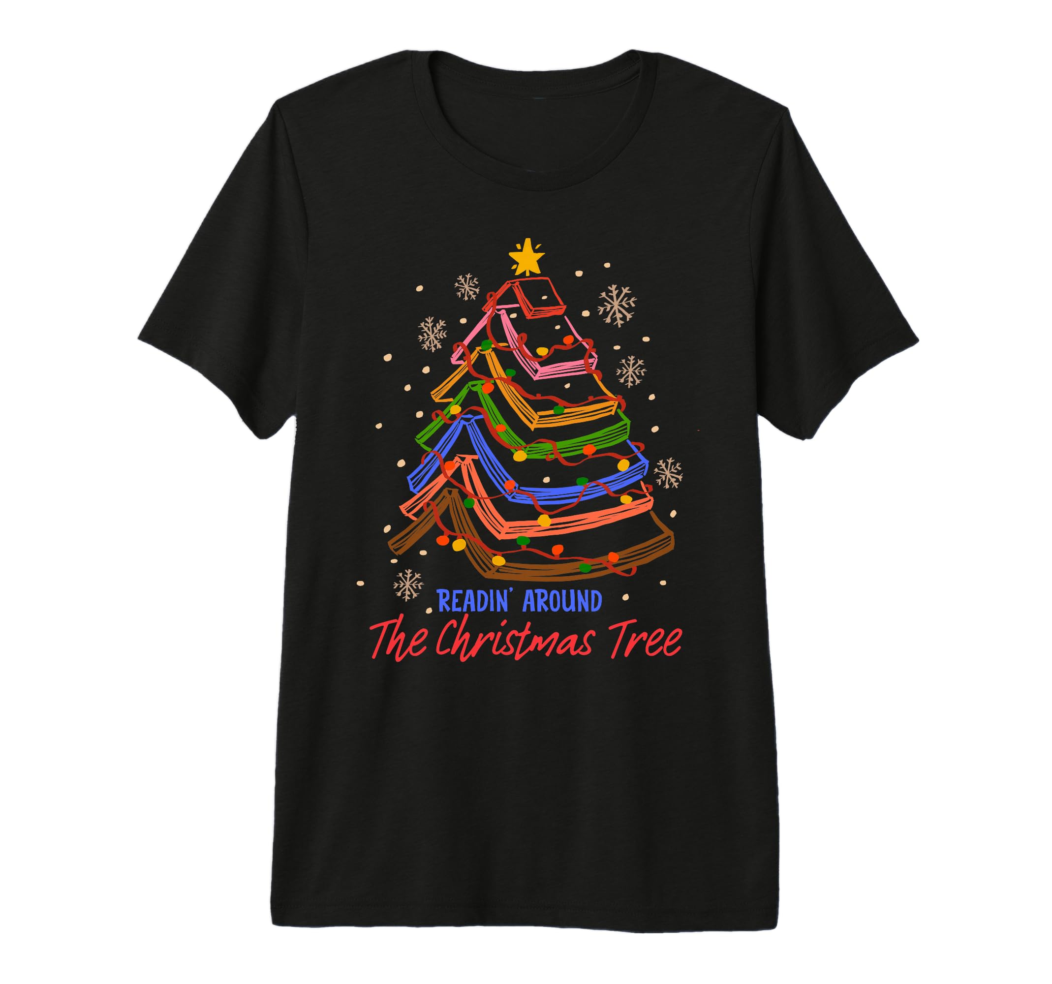 Book Lover Reading Around Tree Tri Blend T-Shirt - Streetwear Style Unisex - T-Shirt, Sweatshirt, Hoodie