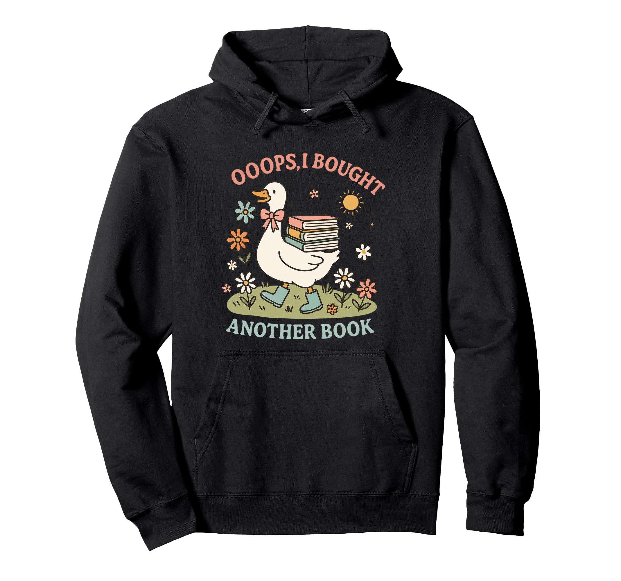 Bibliophile Oops I Bought Another Book Hoodie - Novelty Apparel Men Women - T-Shirt, Sweatshirt, Hoodie