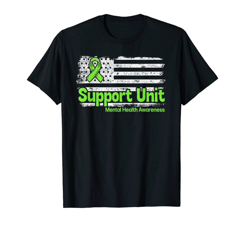 Mental Health Support Unit Flag Mental T-Shirt - Trendy Graphic for Adults - T-Shirt, Sweatshirt, Hoodie