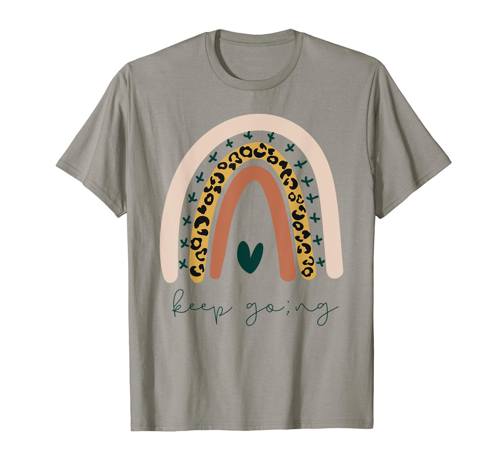 Rainbow Mental Health Semicolon Keep T-Shirt - Custom Art Print Unisex - T-Shirt, Sweatshirt, Hoodie