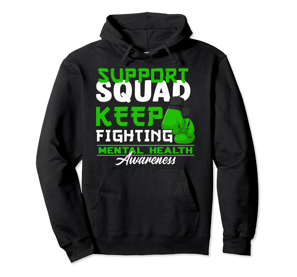 Support Awareness Squad I Depression Hoodie - Novelty Apparel Men Women - T-Shirt, Sweatshirt, Hoodie