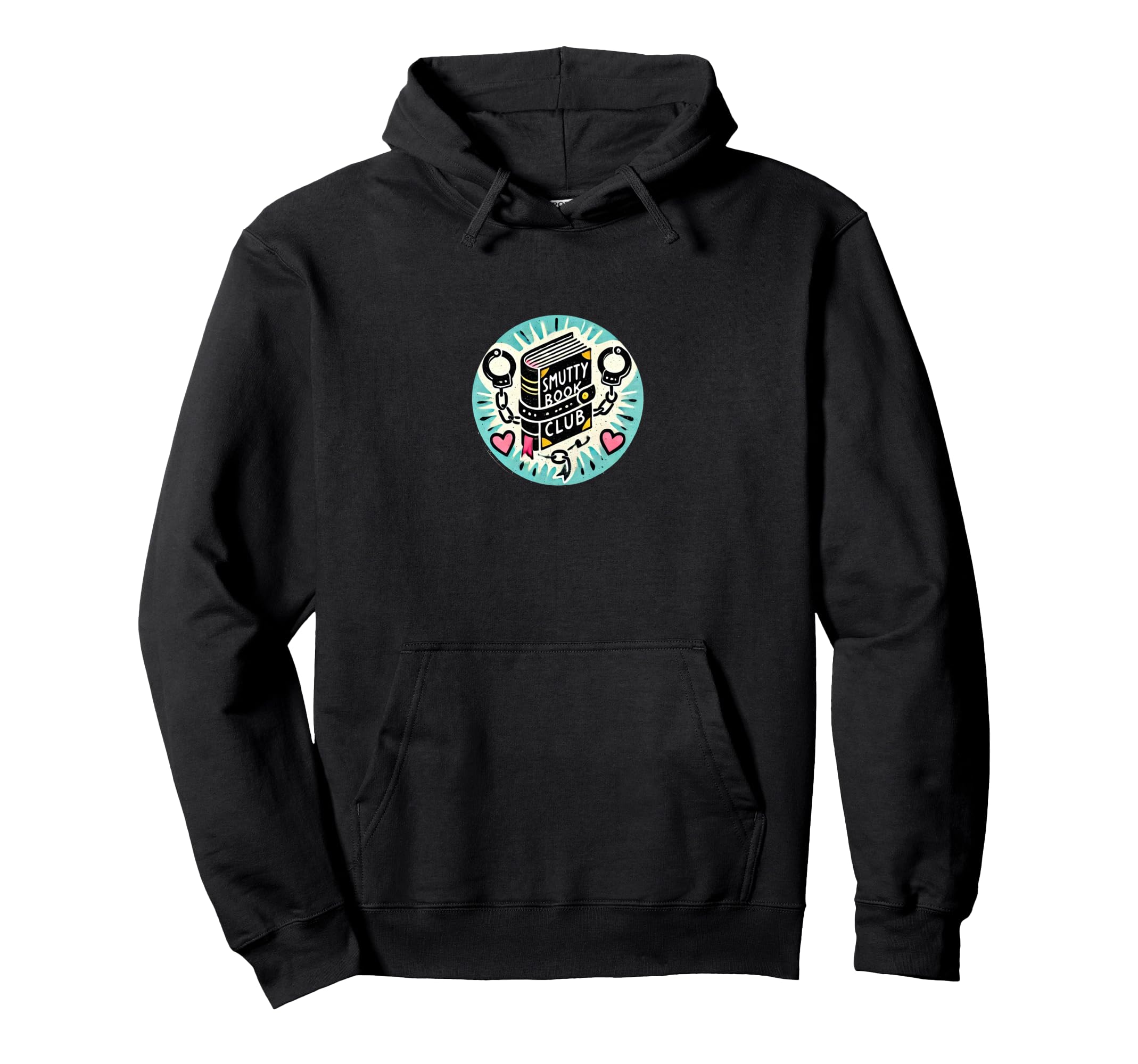 Smutty Book Club Art I Love Romance Hoodie - Custom Art Print Men Women - T-Shirt, Sweatshirt, Hoodie