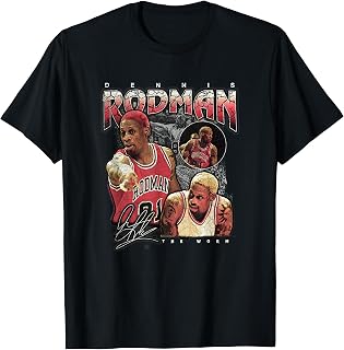 Dennis Rodman 91 Worm Collage Retro Basketball T-Shirt Unisex T-shirt, Sweatshirt, Hoodie, Long Sleeve Tee - T-Shirt, Sweatshirt, Hoodie