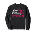 Good Book Hot Coffee Sleeping Cat Sweatshirt - Casual Everyday Wear Unisex - T-Shirt, Sweatshirt, Hoodie