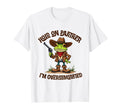 Hold Partner Im Overstimulated T-Shirt - Fun Novelty Design for Adults - T-Shirt, Sweatshirt, Hoodie