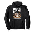 Hold Partner Im Overstimulated Funny Hoodie - Novelty Apparel Men Women - T-Shirt, Sweatshirt, Hoodie