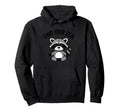 Meditating Raccoon Peace Serenity Hoodie - Custom Art Print Unisex - T-Shirt, Sweatshirt, Hoodie