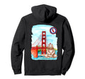 Meditating Bear California Zen Hoodie - Custom Art Print Men Women - T-Shirt, Sweatshirt, Hoodie