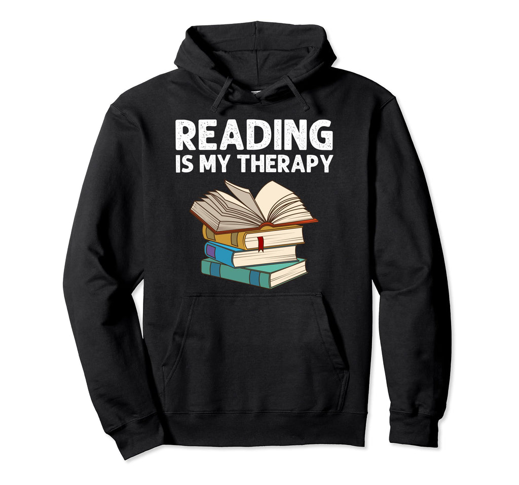 Funny Book Lover Designs Librarian Hoodie - Minimalist Print Unisex - T-Shirt, Sweatshirt, Hoodie