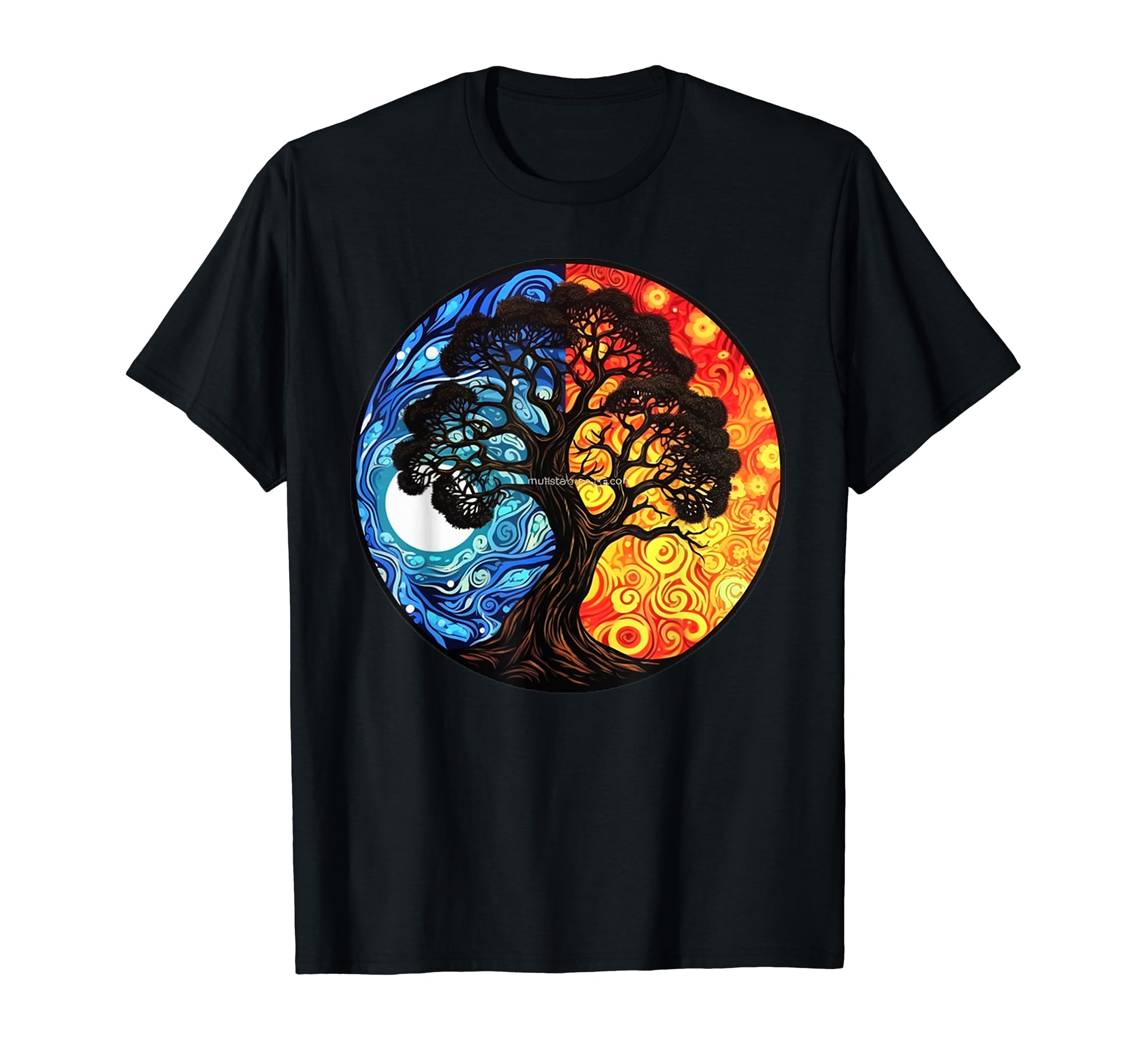 Chakra Tree Life Be Energy You Want To T-Shirt - Graphic Print for Adults - T-Shirt, Sweatshirt, Hoodie
